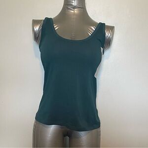 NWT Old Navy teal fitted tank, small